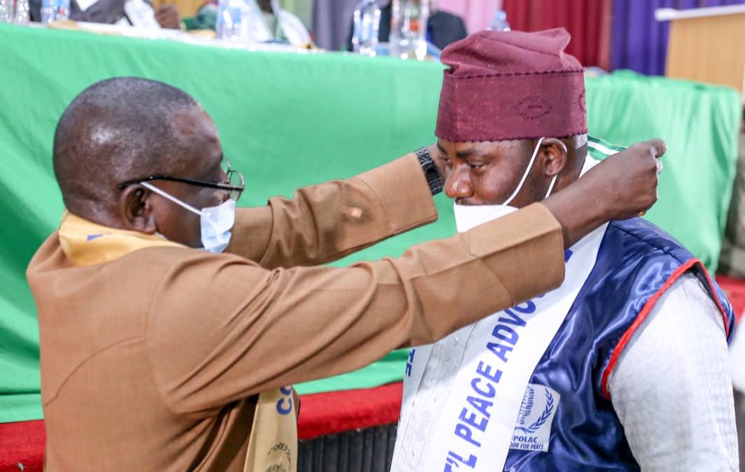 UNITED NATIONS HONOUR OYRTMA BOSS MOGAJI AKIN FAGBEMI AS AMBASSADOR FOR GLOBAL PEACE