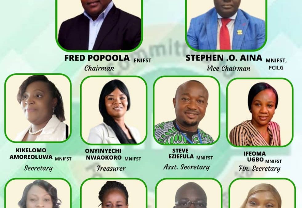 NIFST LAGOS CHAPTER ELECT NEW OFFICERS