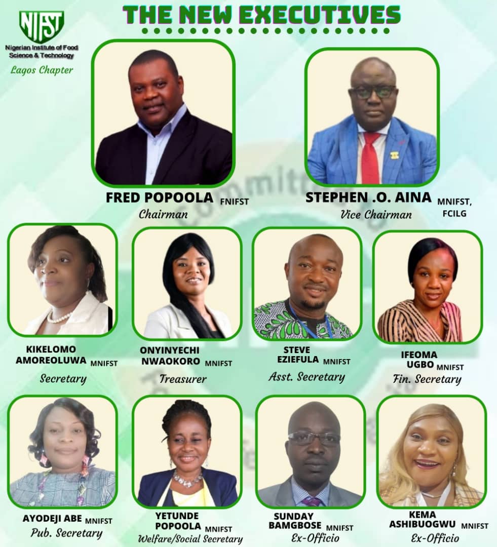 NIFST LAGOS CHAPTER ELECT NEW OFFICERS