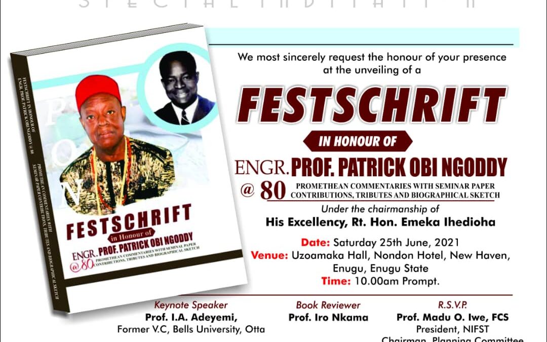 FESTCHRIFT in honour of our great Mentor