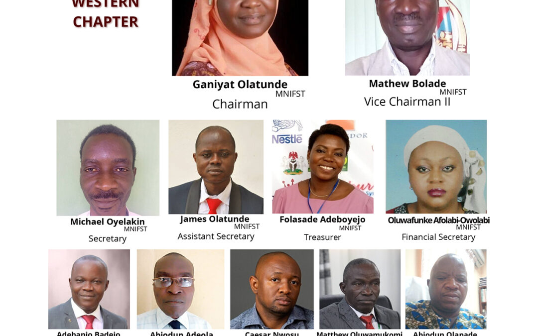 NIFST Western Chapter elect new officers