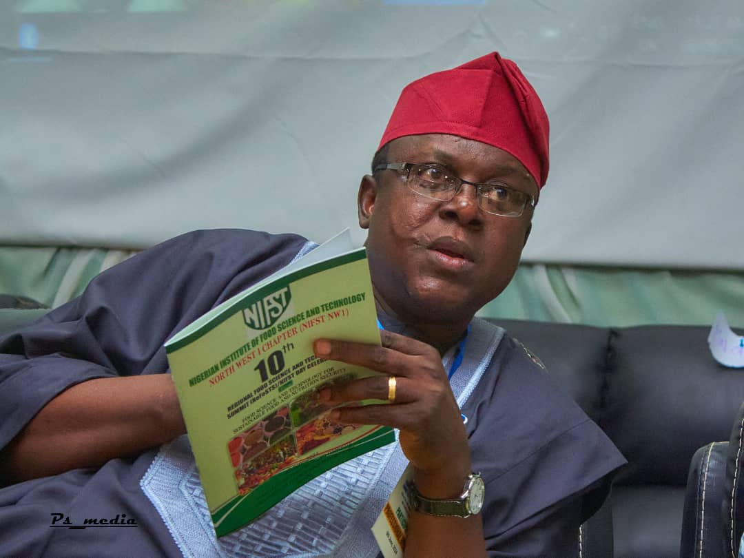 NIFST President Prof J. O. Abu
