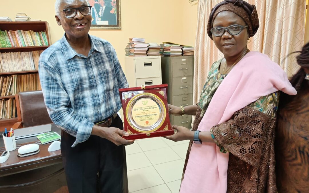 NIFST Western Chapter Courtesy Visit To Prof. Awoh