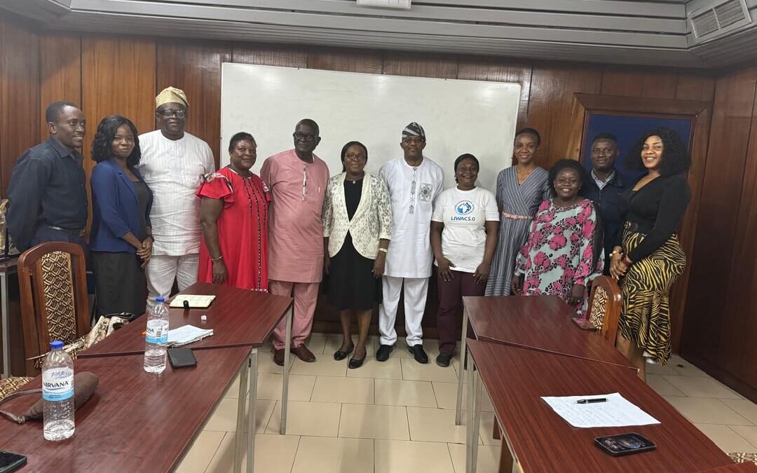 LAGOS CHAPTER EXECUTIVES VISIT THE NIFST NATIONAL PRESIDENT.
