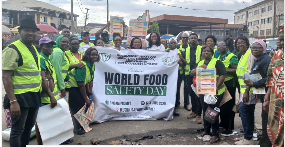 NIFST Intensifies Food Safety Awareness in Lagos Market.