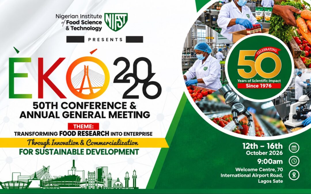 Communiqué Issued at 50th NIFST Conference and Annual General Meeting Held in Lagos State