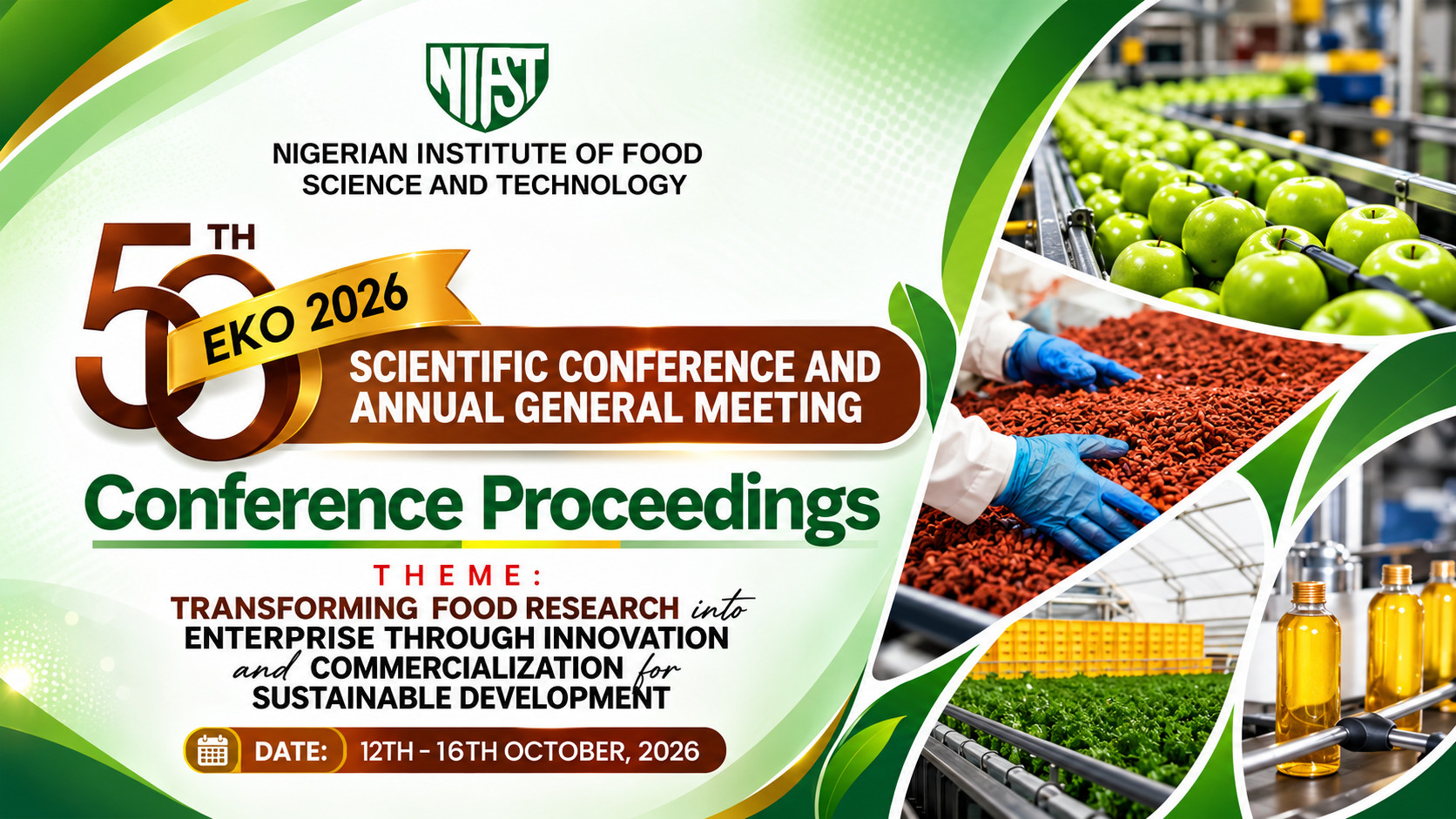 E-PROCEEDINGS of the 50th NIFST Conference and AGM - EKO 2026