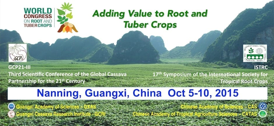 World Congress on Root & Tuber Crops – WCRTC, 5 – 10th October 2015