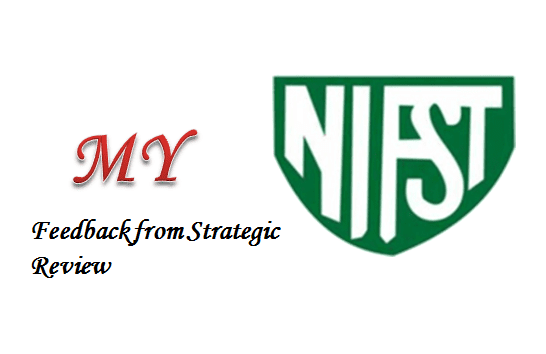 My Feedback from Strategic Review
