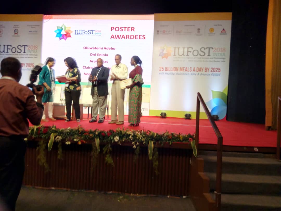 Nigerians in diaspora exhibited excellence at IUFoST 2018