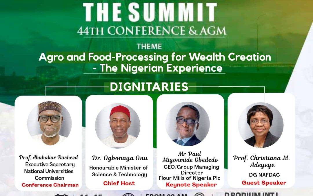 Dignitaries set to make 44th NIFST Conference & AGM a memorable one