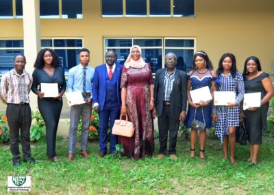 NIFST TRAIN BERTHED AT BOWEN UNIVERSITY IWO FOR FST GRADUATES INDUCTION