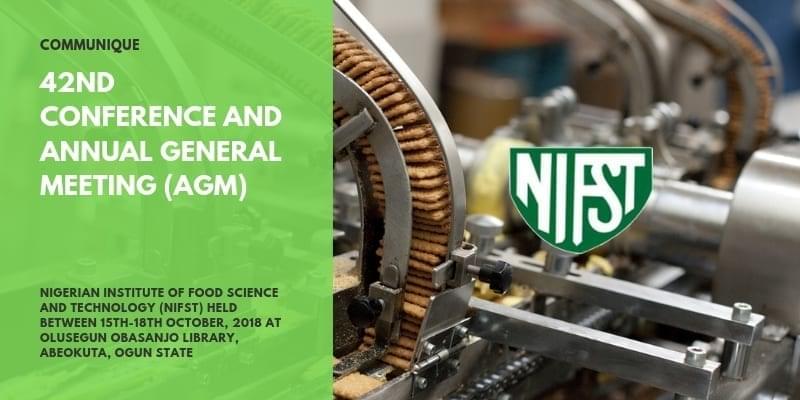 NIFST 2018 Communique