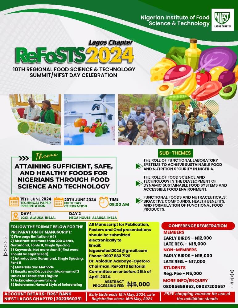 NIFST REFoST 2024