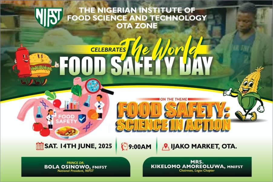 World Food Safety Day Celebration at Ijako Market on Lagos-Abeokuta Express Way, Ota- Ogun State.